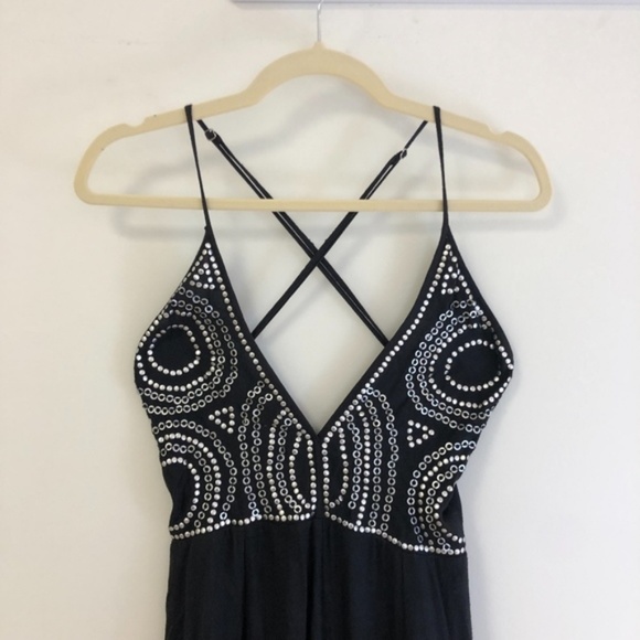 Nasty Gal Total Stud Black Jumpsuit - Picture 2 of 7